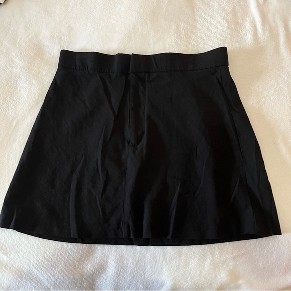Zara Linen Blend Mini Skirt - Picture 4 of 8